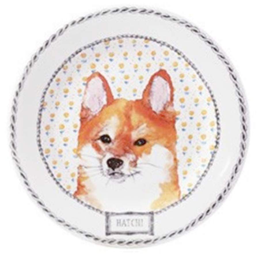 Darling Dog Salad/Dessert Plate by Faiencerie De Gien-1