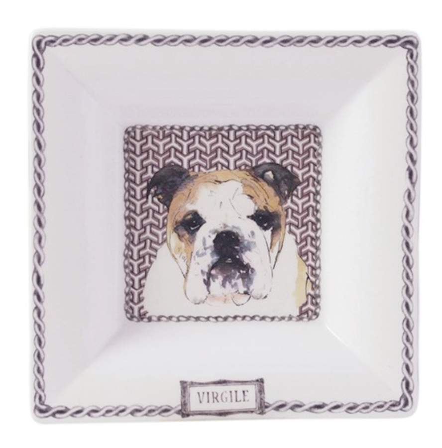 Darling Dog Candy Tray by Faiencerie De Gien-1
