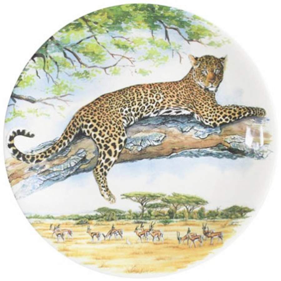 Safari Salad/Dessert Plate by Faiencerie De Gien-1
