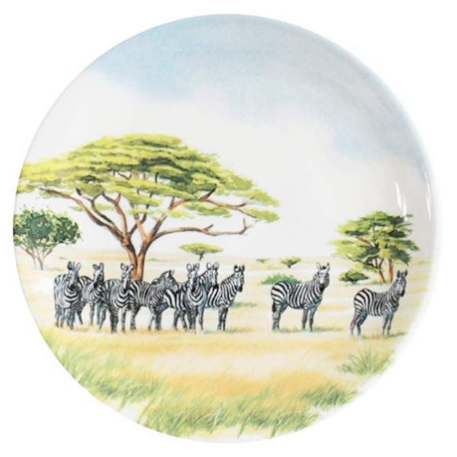 Safari Canape Plate by Faiencerie De Gien-1