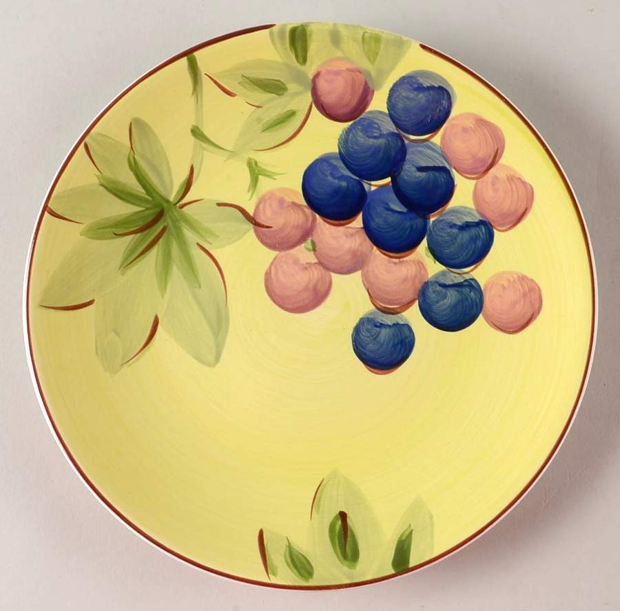 Fruitful Grapes Salad Plate by Gibson Designs-1