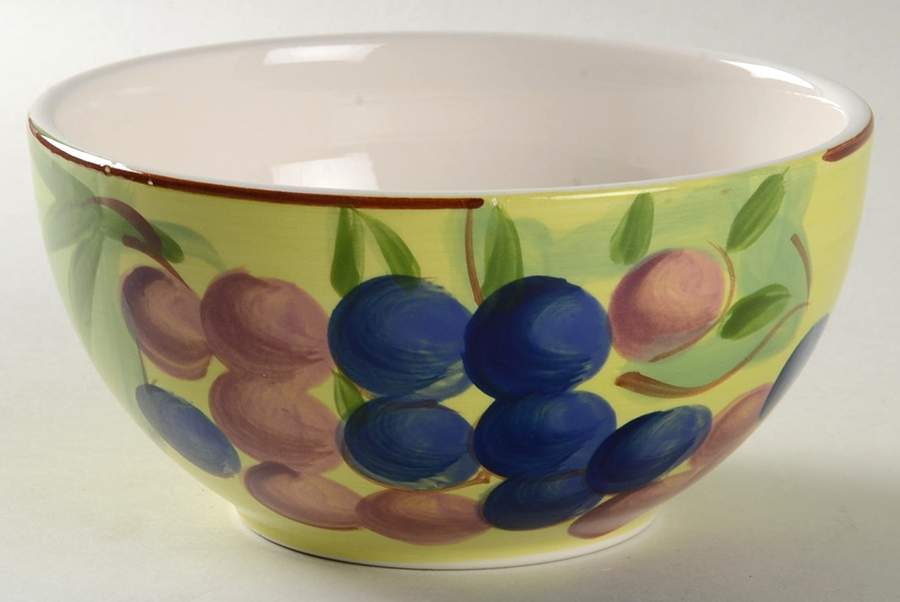 Fruitful Grapes Soup/Cereal Bowl by Gibson Designs-1