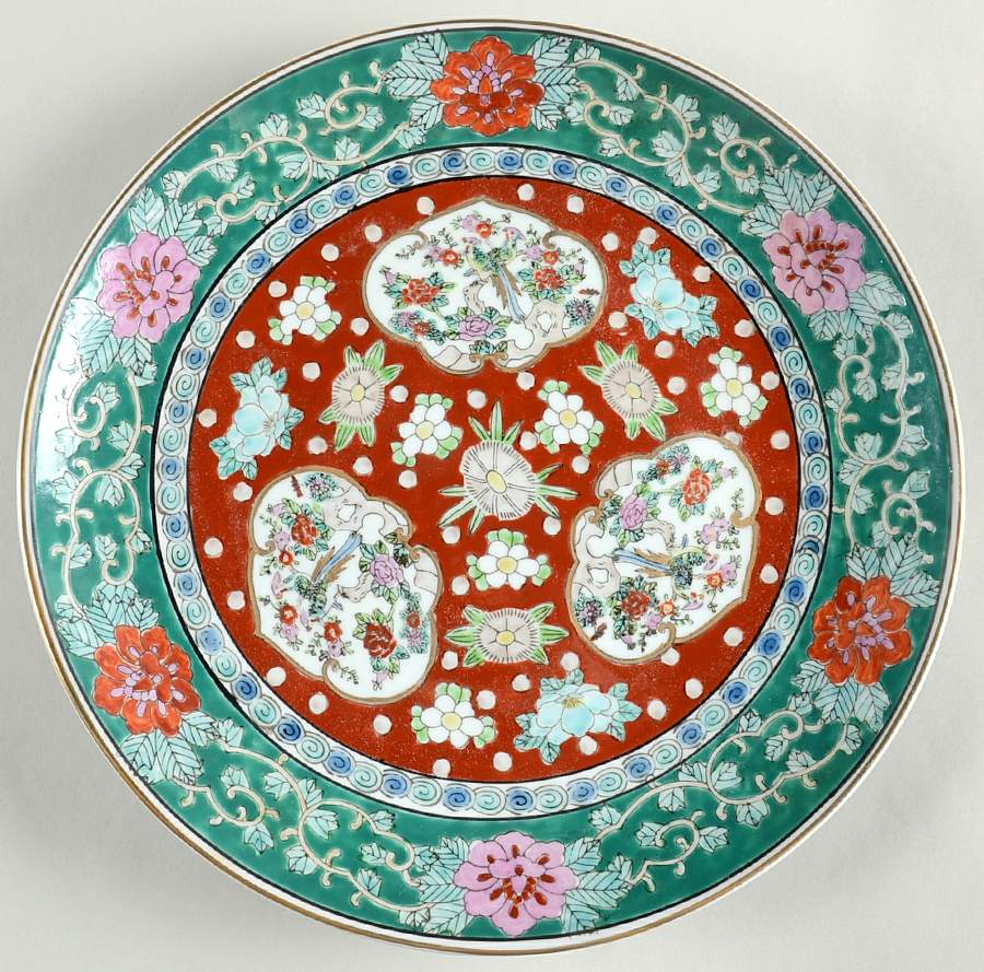 GIM27 11" Wall Plate by Gold Imari-1