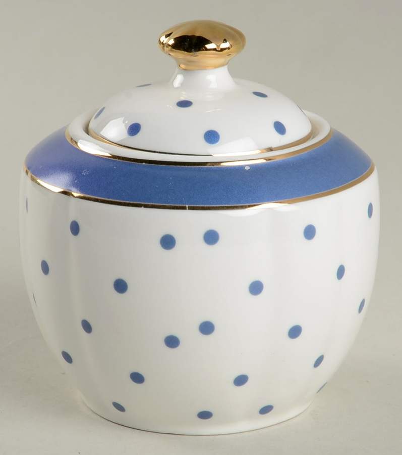 Marin Cobalt Blue Sugar Bowl & Lid by Grace's Teaware-1