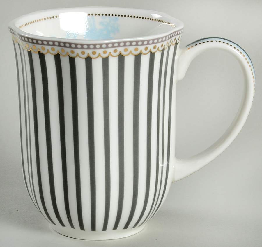 Scallop Navy Mug by Grace's Teaware-1