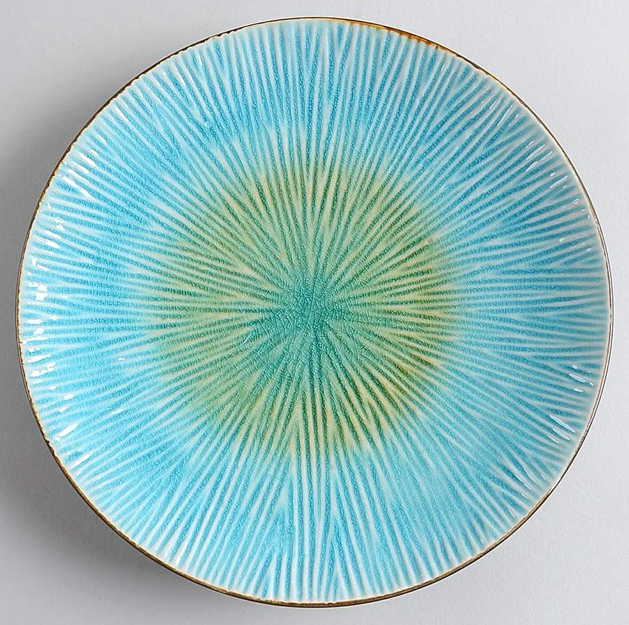 Shangri La Court Turquoise Salad Plate by Gibson Designs-1