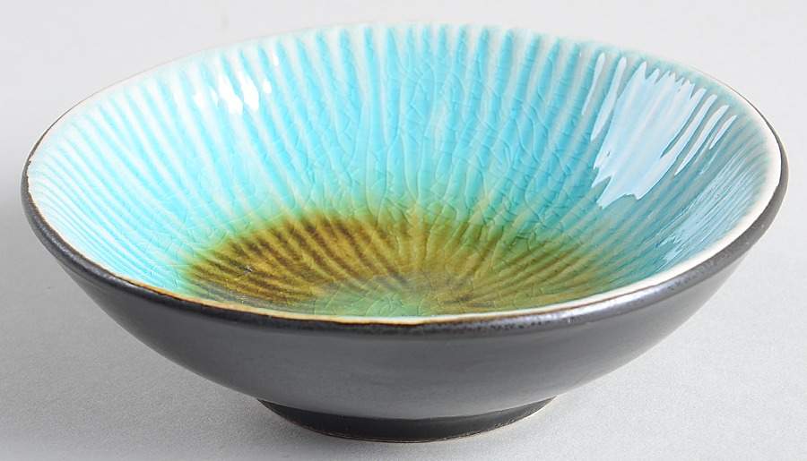 Shangri La Court Turquoise Fruit/Dessert (Sauce) Bowl by Gibson Designs-1