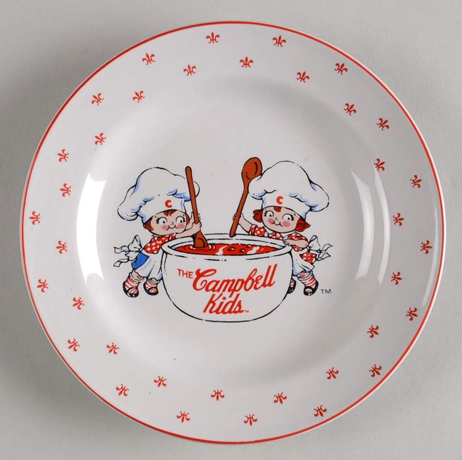 Cambells Kids Bread & Butter Plate by Gibson Designs-1