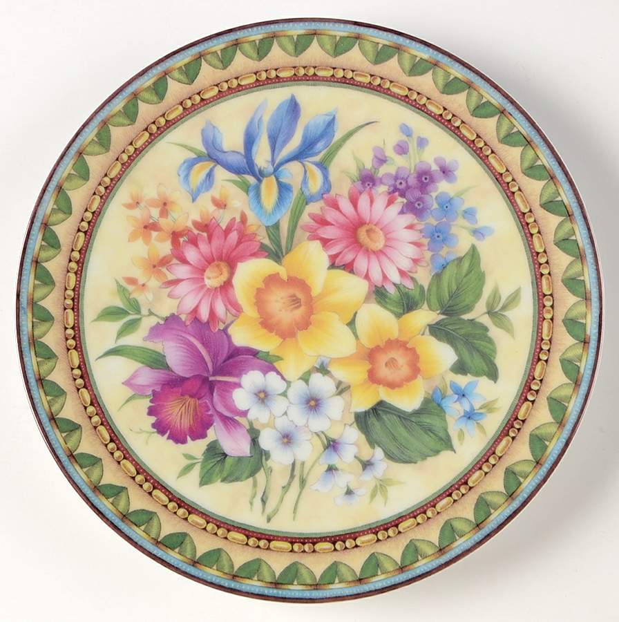 Geneve (Collection) Wall Plate by Gloria Porcelain-1
