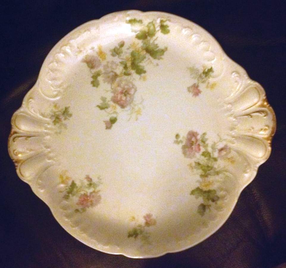 GUE773 Handled Cake Plate by WM Guerin-1