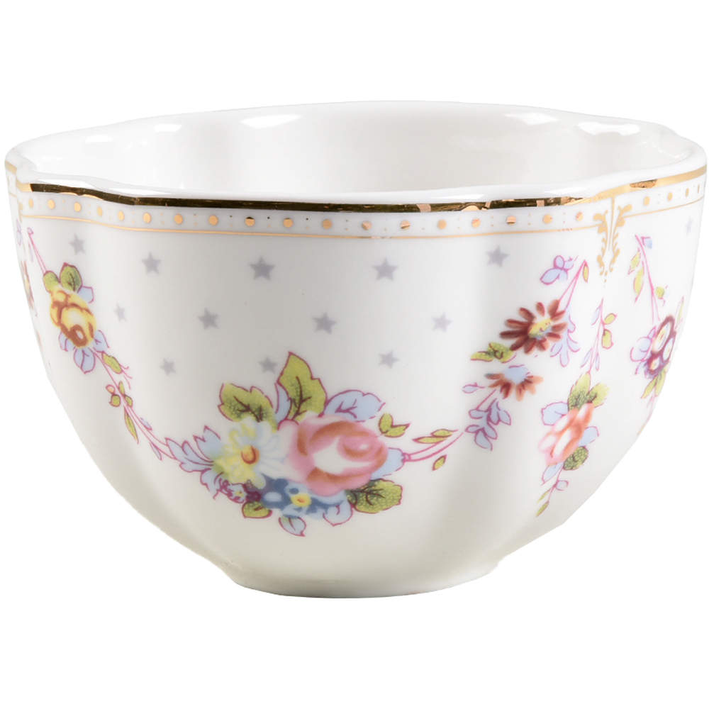 Rose Swag Rice Bowl by Grace's Teaware-1
