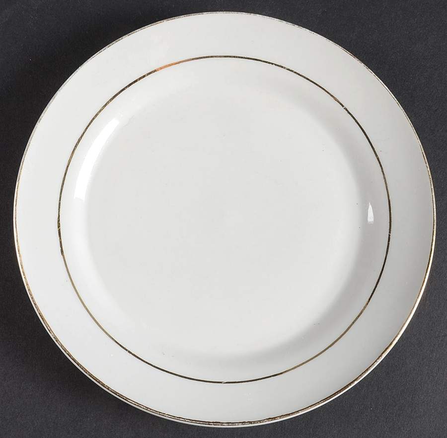Divine Gold II Salad Plate by Gibson Designs-1