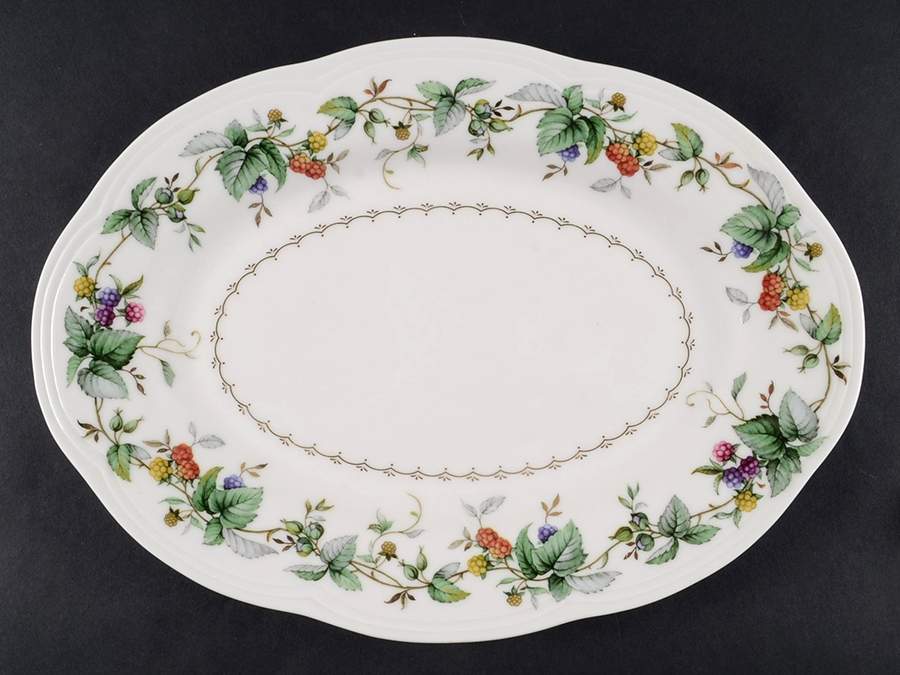 Berry Yard 12" Oval Serving Platter by Grace's Teaware-1