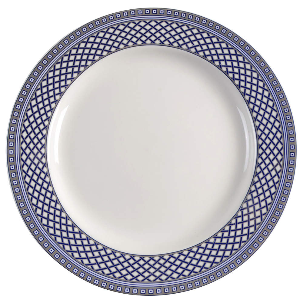 Metro Blue Dinner Plate by Grace's Teaware-1