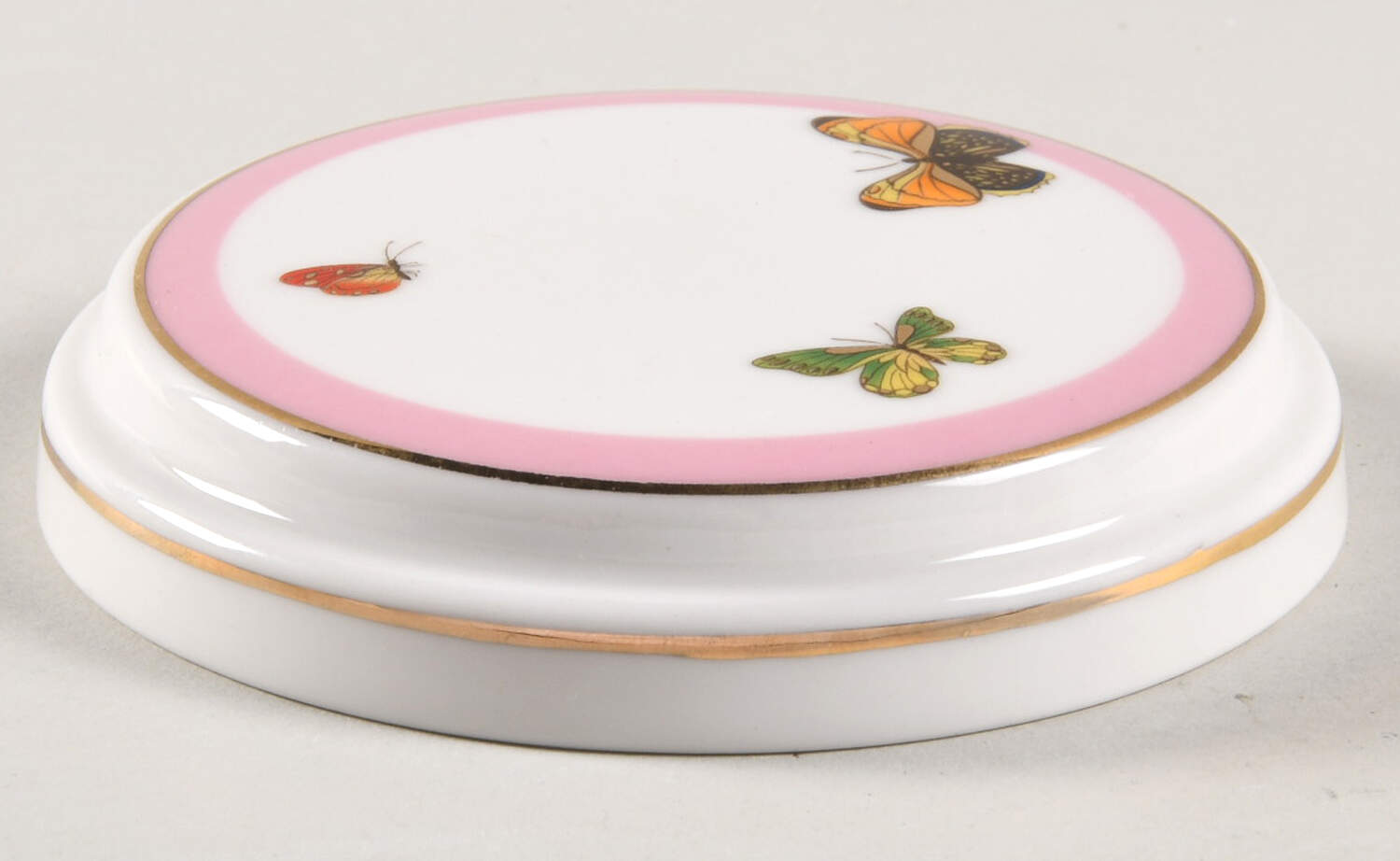 Pink Butterfly Lid for Mug with Tea Strainer Set by Grace's Teaware-1