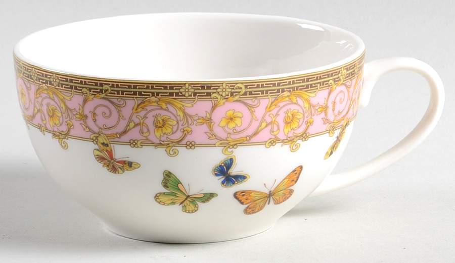 Pink Butterfly Cup for Individual Teapot & Lid with Cup by Grace's Teaware-1