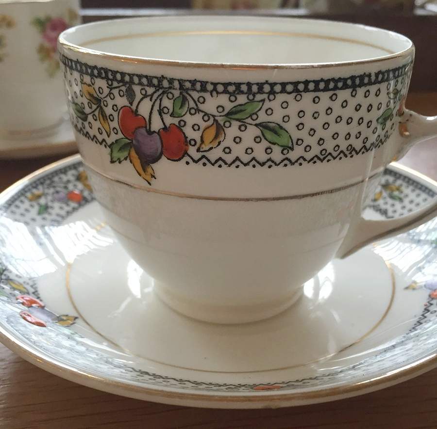 1682 Footed Cup & Saucer Set by Gladstone-1