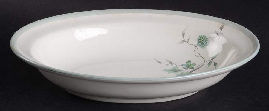 Nippon 9" Oval Vegetable Bowl by Gefle-1