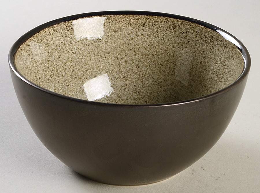 Kaidence Gray Soup/Cereal Bowl by Gibson Designs-1