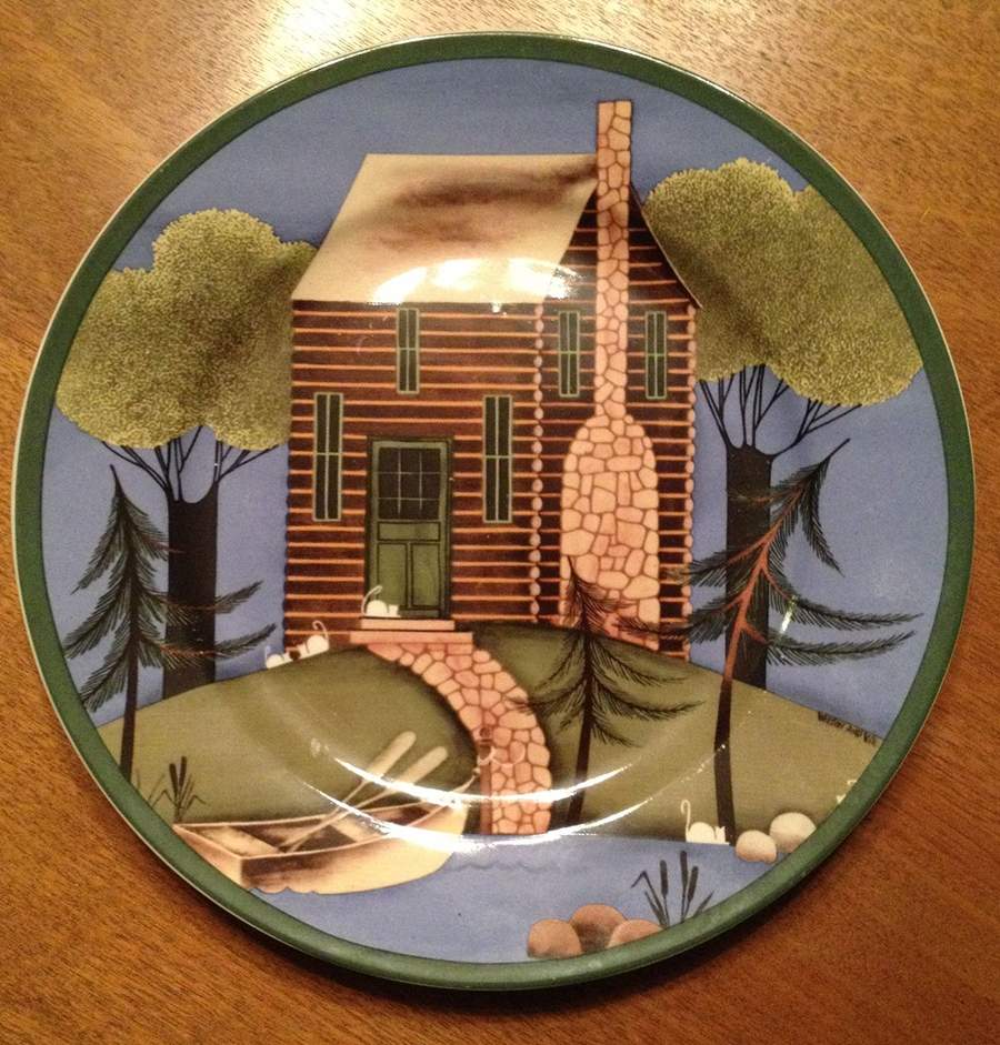 GID396 Luncheon Plate by Gibson Designs-1