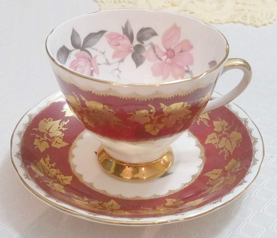 6336X Footed Cup & Saucer Set by Gladstone-1