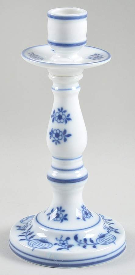 Blue Onion 7" Candlestick by Gerold Porzellan-1