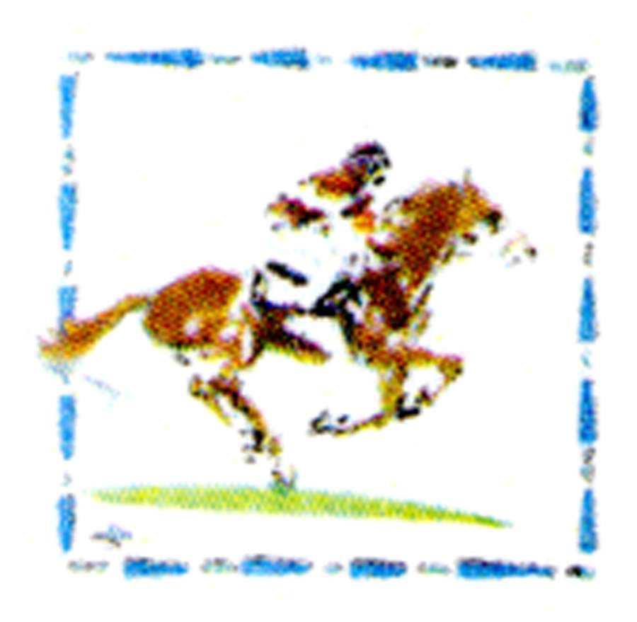 Cavaliers Square Acrylic Coaster by Faiencerie De Gien-1