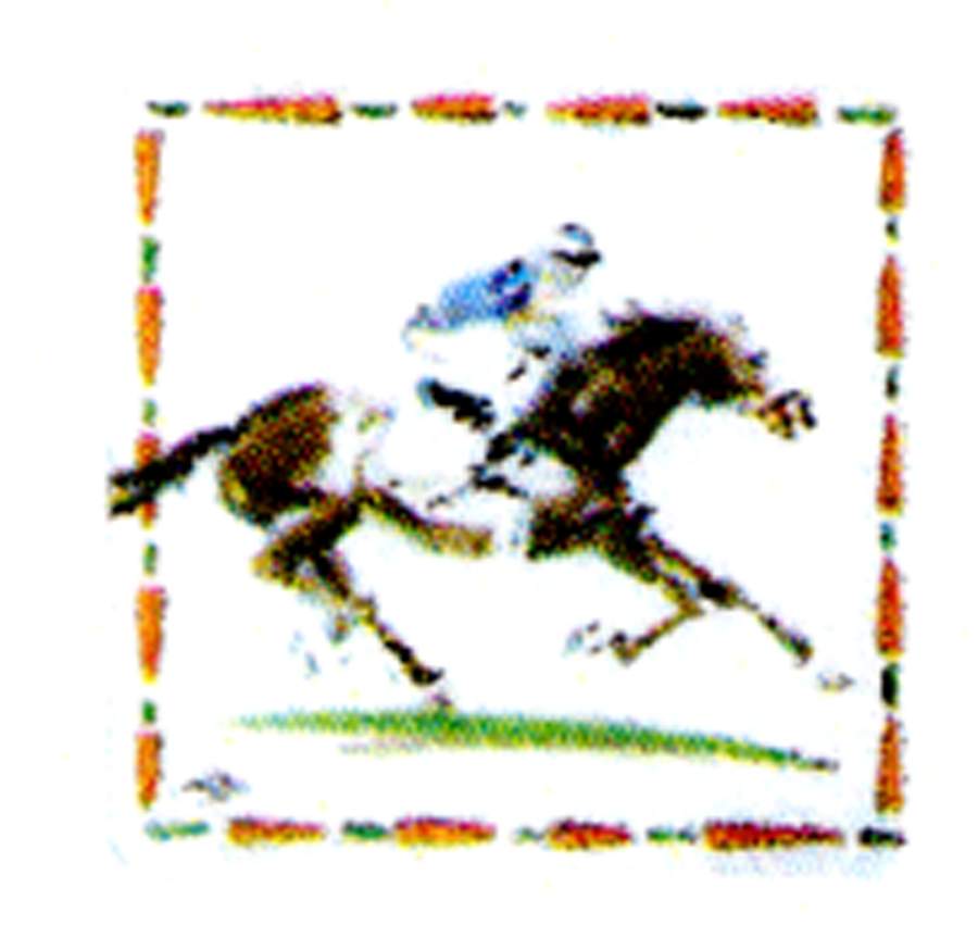 Cavaliers Square Acrylic Coaster by Faiencerie De Gien-1