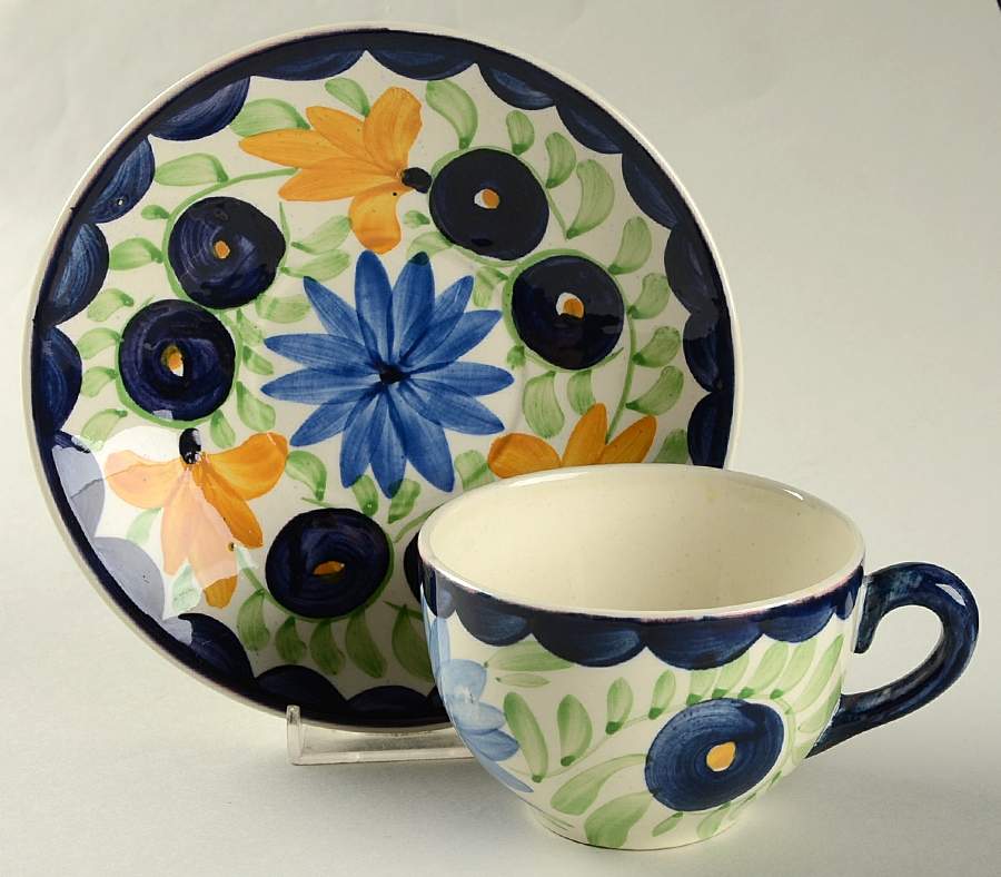 318 Flat Cup & Saucer Set by Germany-1