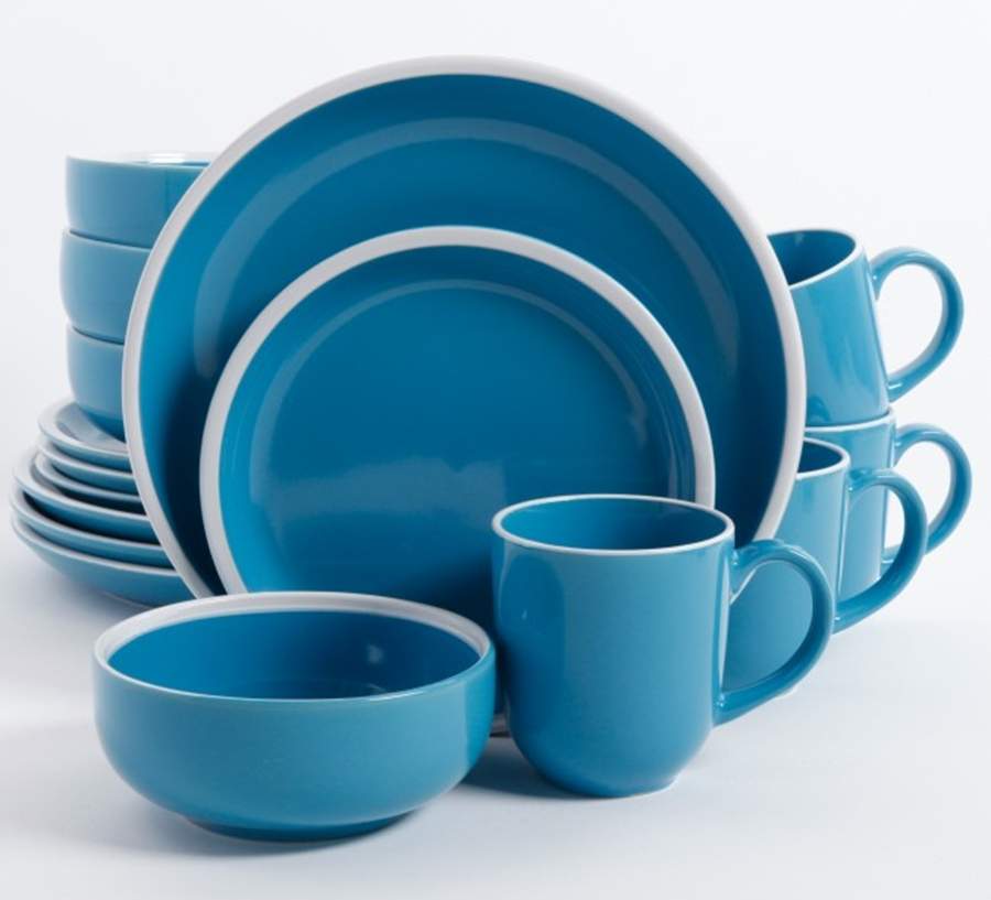 Orofino Blue Dinner Plate by Gibson Designs-1