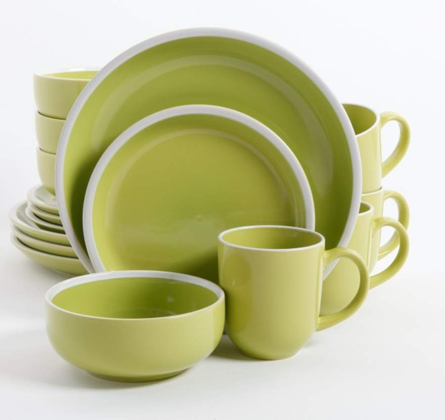 Orofino Green Dinner Plate by Gibson Designs-1