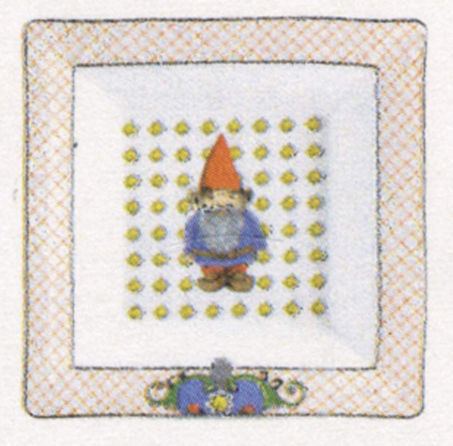 Lucien 6" Square Tray by Faiencerie De Gien-1