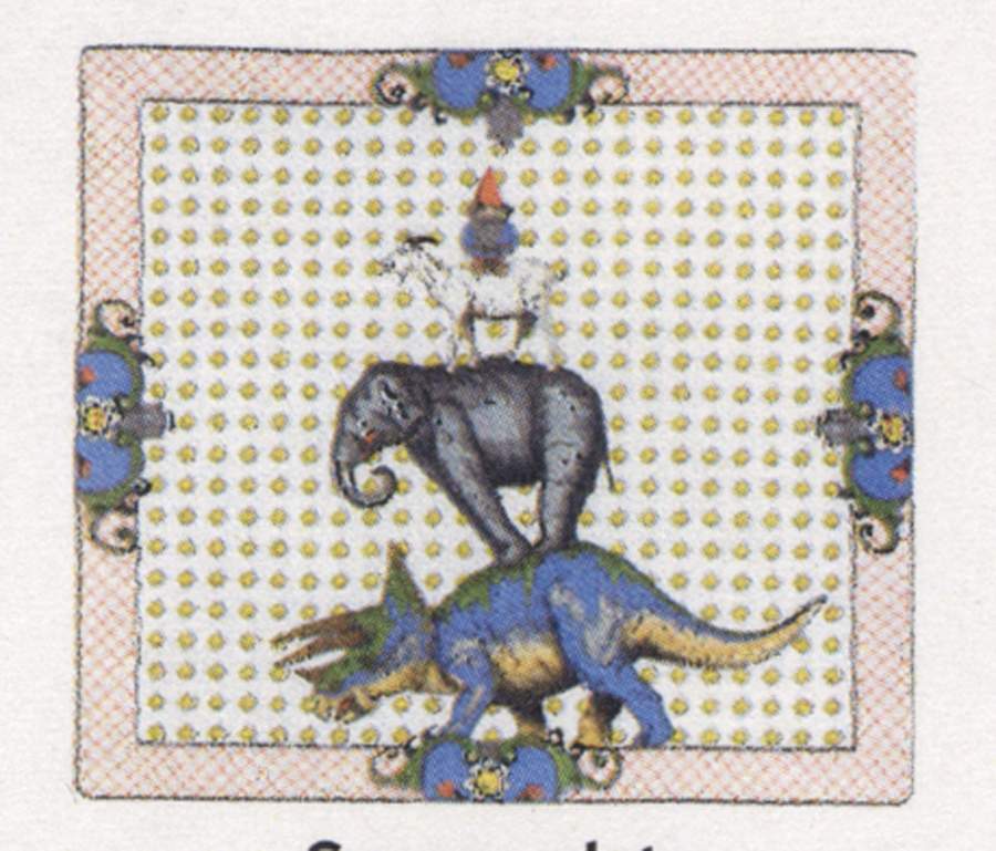 Lucien 11" Square Serving Platter by Faiencerie De Gien-1