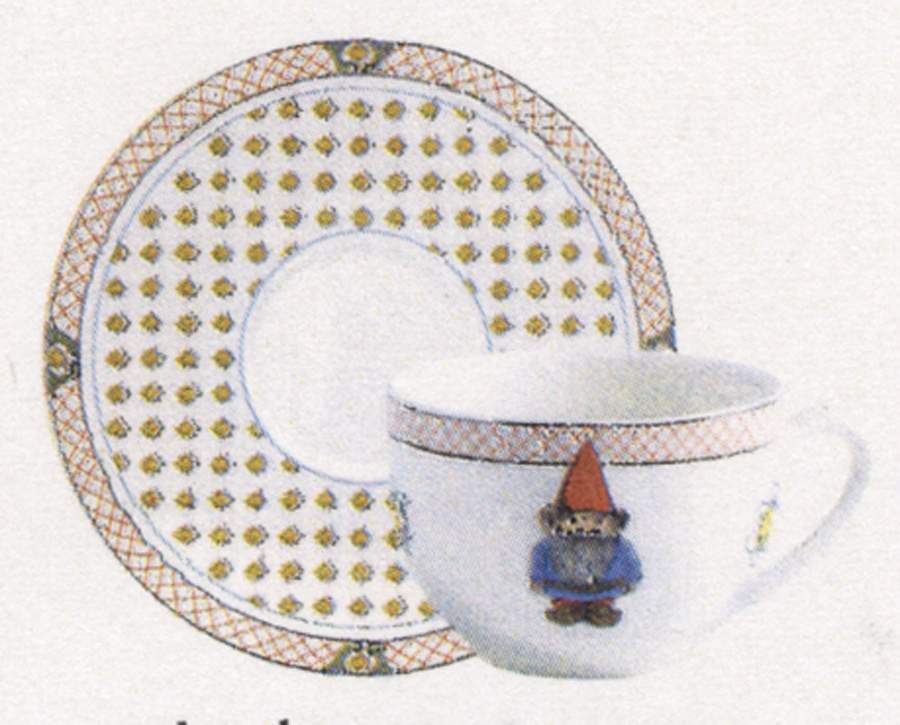Lucien Jumbo Cup & Saucer Set by Faiencerie De Gien-1