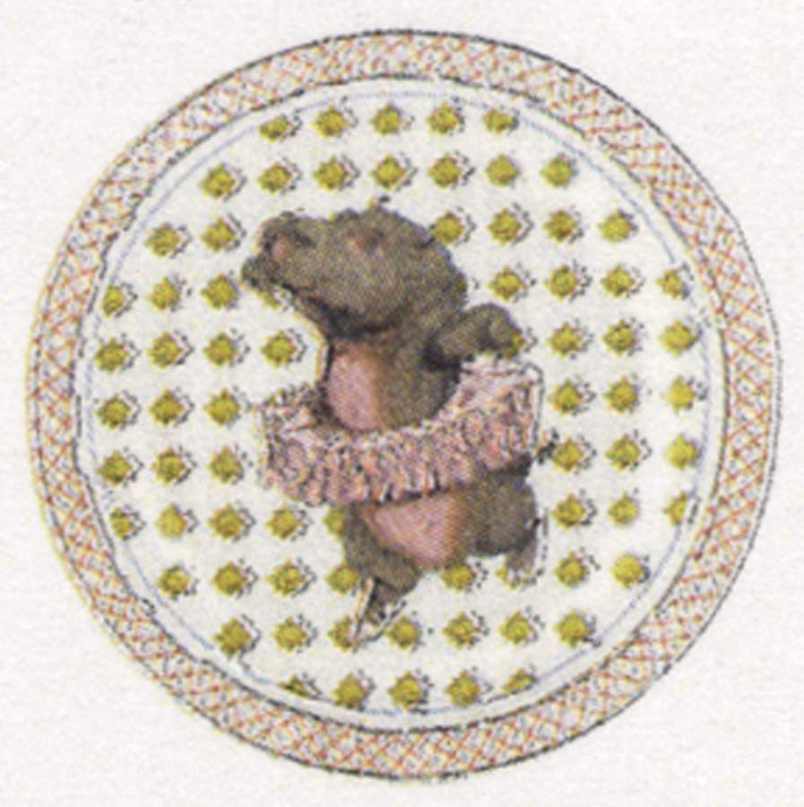 Lucien Wine Bottle Coaster by Faiencerie De Gien-1