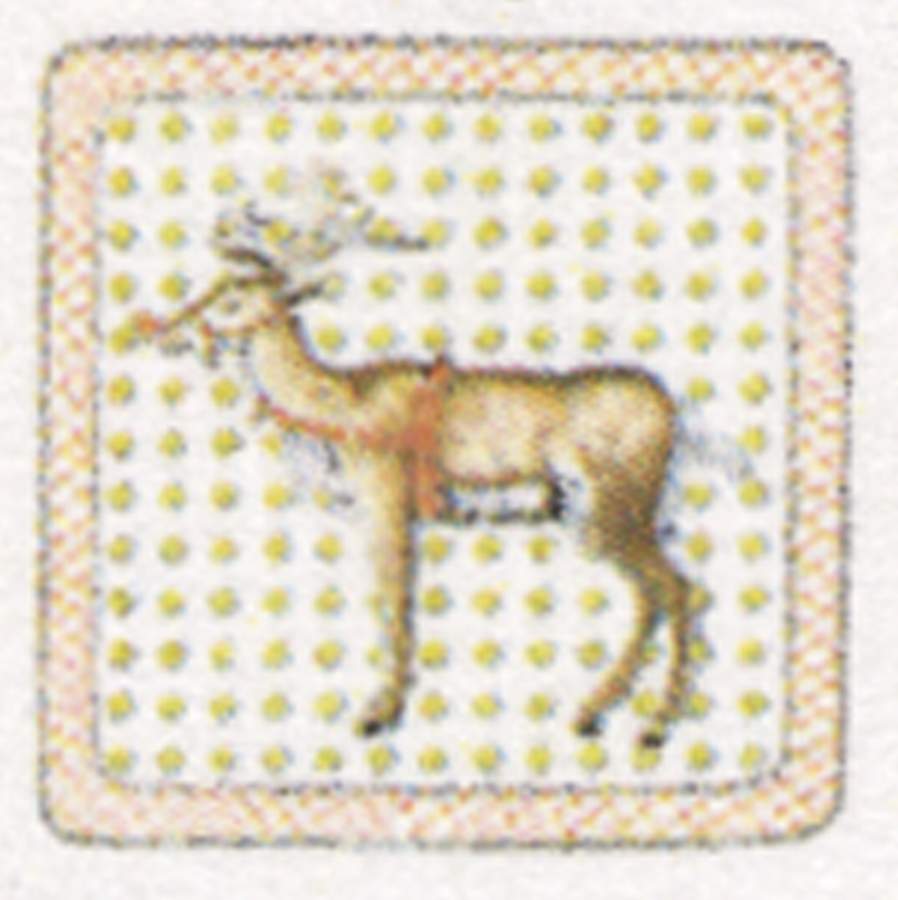 Lucien Square Acrylic Coaster by Faiencerie De Gien-1