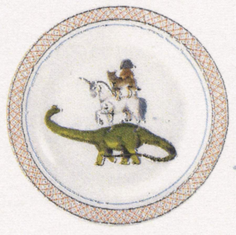 Lucien Canape Plate by Faiencerie De Gien-1