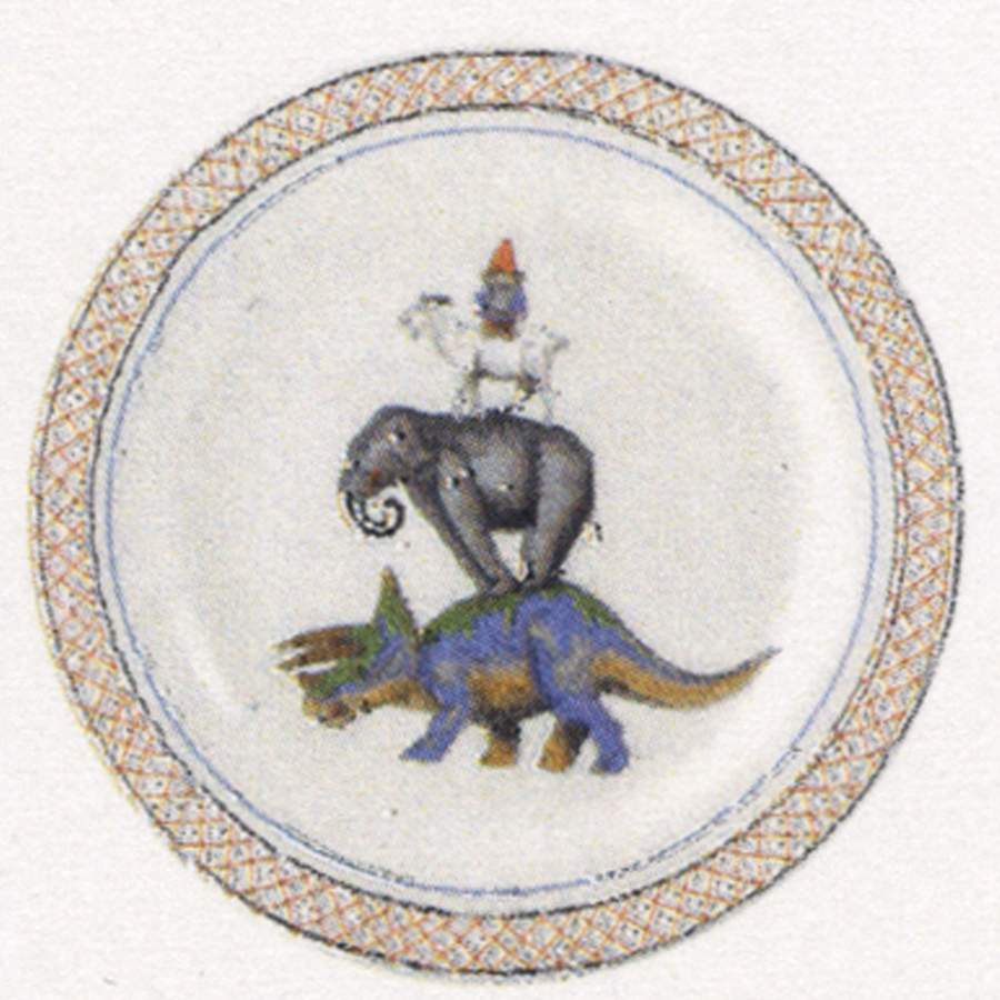 Lucien Canape Plate by Faiencerie De Gien-1