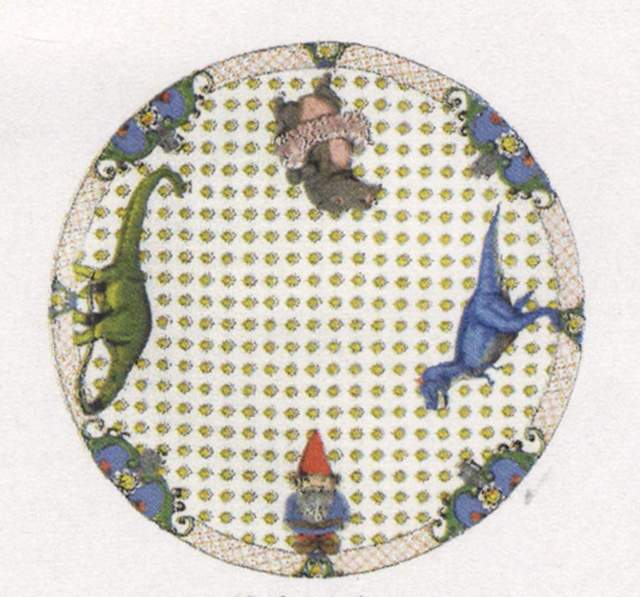 Lucien Cake Plate by Faiencerie De Gien-1