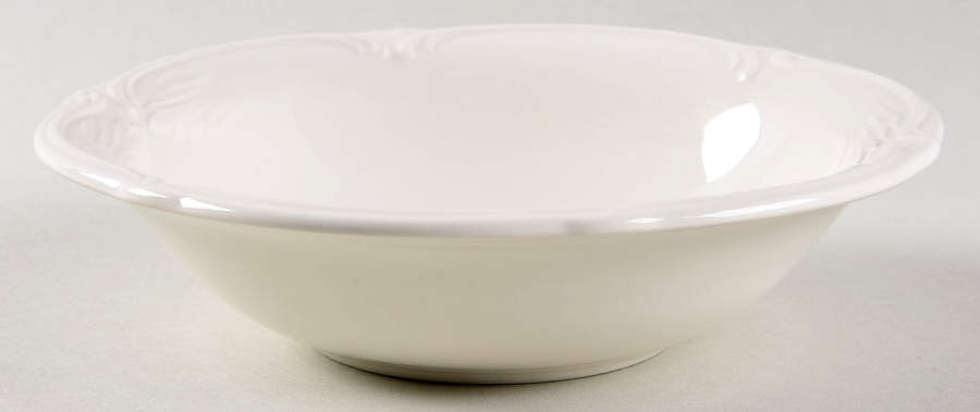 Rocaille Blanc (White) Coupe Soup Bowl by Faiencerie De Gien-1