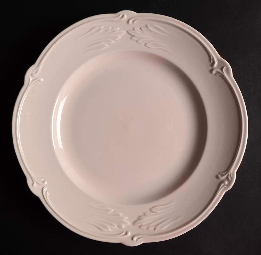 Rocaille Pastel Dinner Plate by Faiencerie De Gien-1