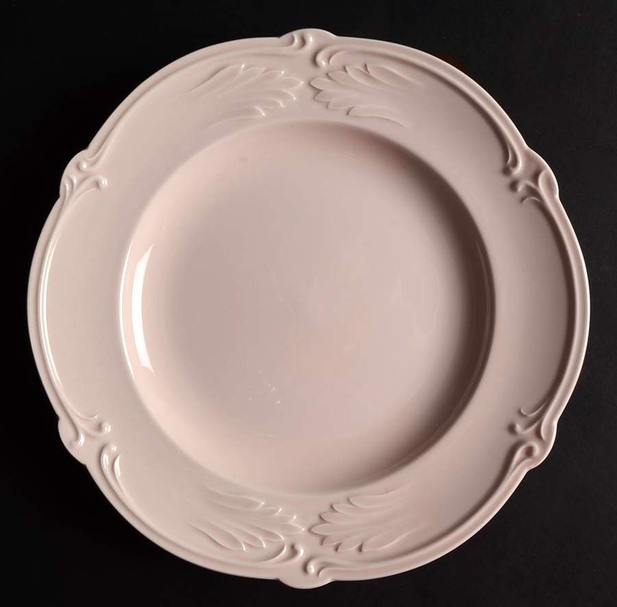 Rocaille Pastel Dessert/Pie Plate by Faiencerie De Gien-1