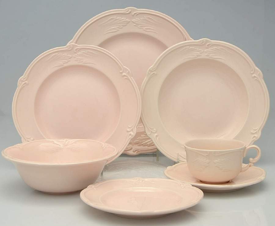 Rocaille Pastel 56 Piece Set by Faiencerie De Gien-1