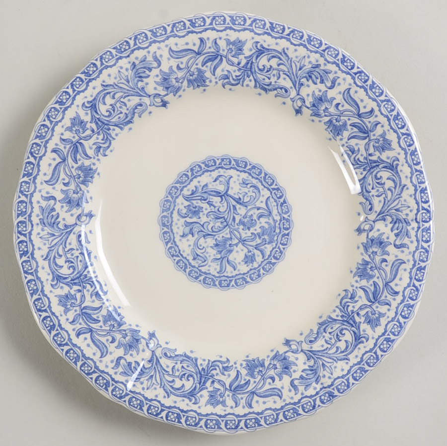 Rouen 37 Canape Plate by Faiencerie De Gien-1