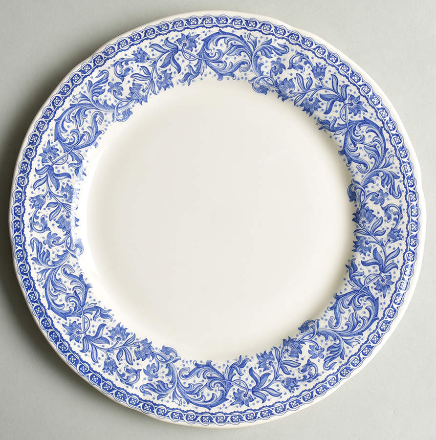 Rouen 37 Dinner Plate by Faiencerie De Gien-1