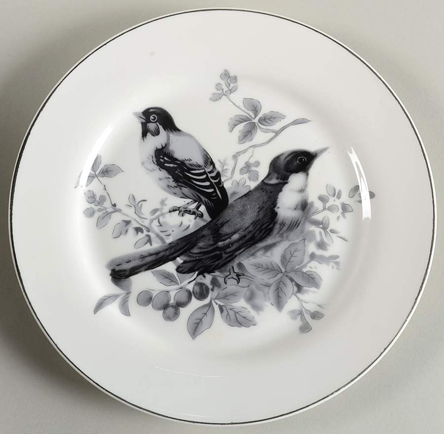 Pasadena Blackbirds Salad Plate by Grace's Teaware-1
