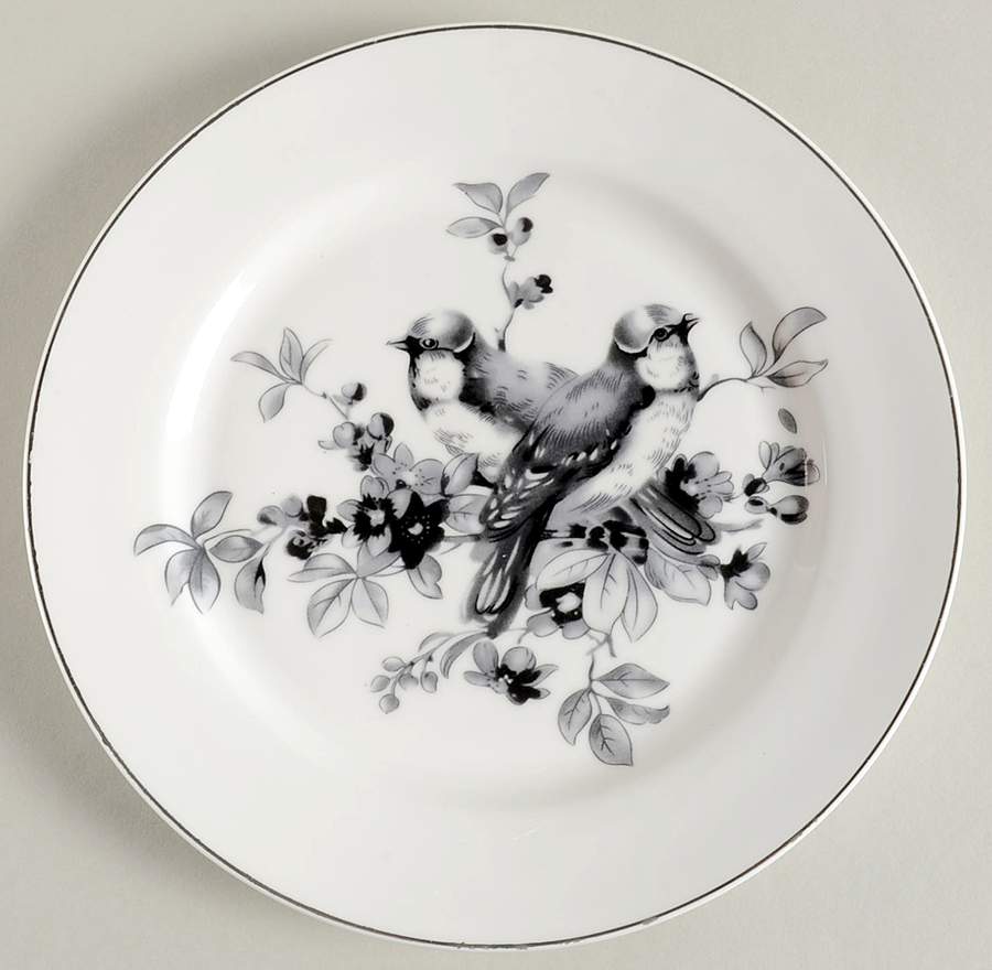 Pasadena Blackbirds Salad Plate by Grace's Teaware-1