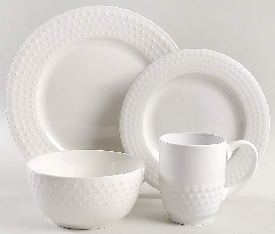 Knollview 4 Piece Place Setting by Gibson Designs-1