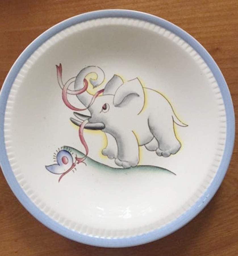 GIN355 Child's Plate by Ginori 1735-1