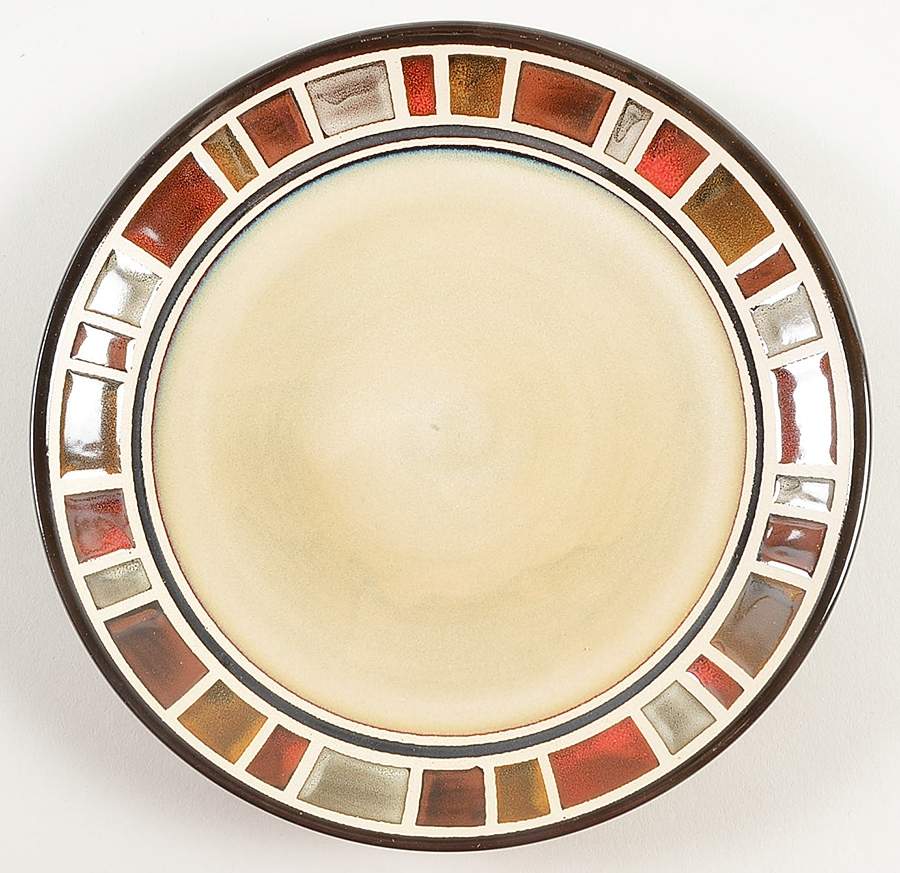 Red Cimarron Salad Plate by Gibson Designs-1